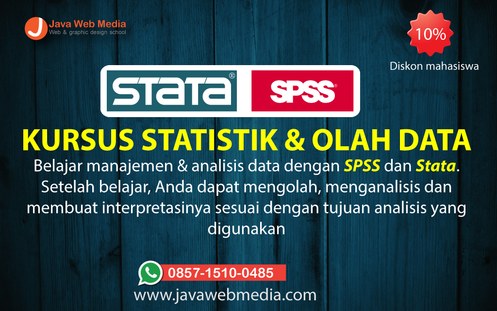 Kursus Statistik di Java Web Media